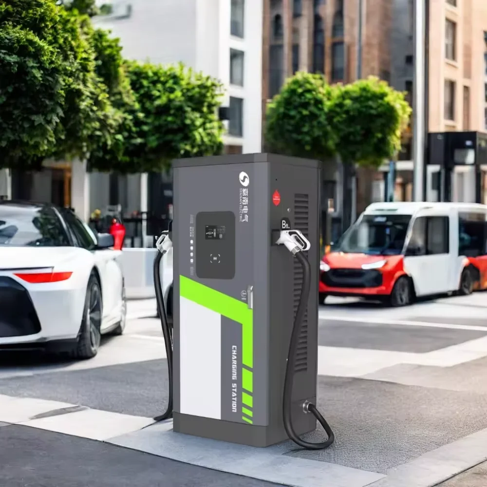 240 кВт CE Двойные вилки CCS1 CCS2 Стация быстрой зарядки постоянного тока для