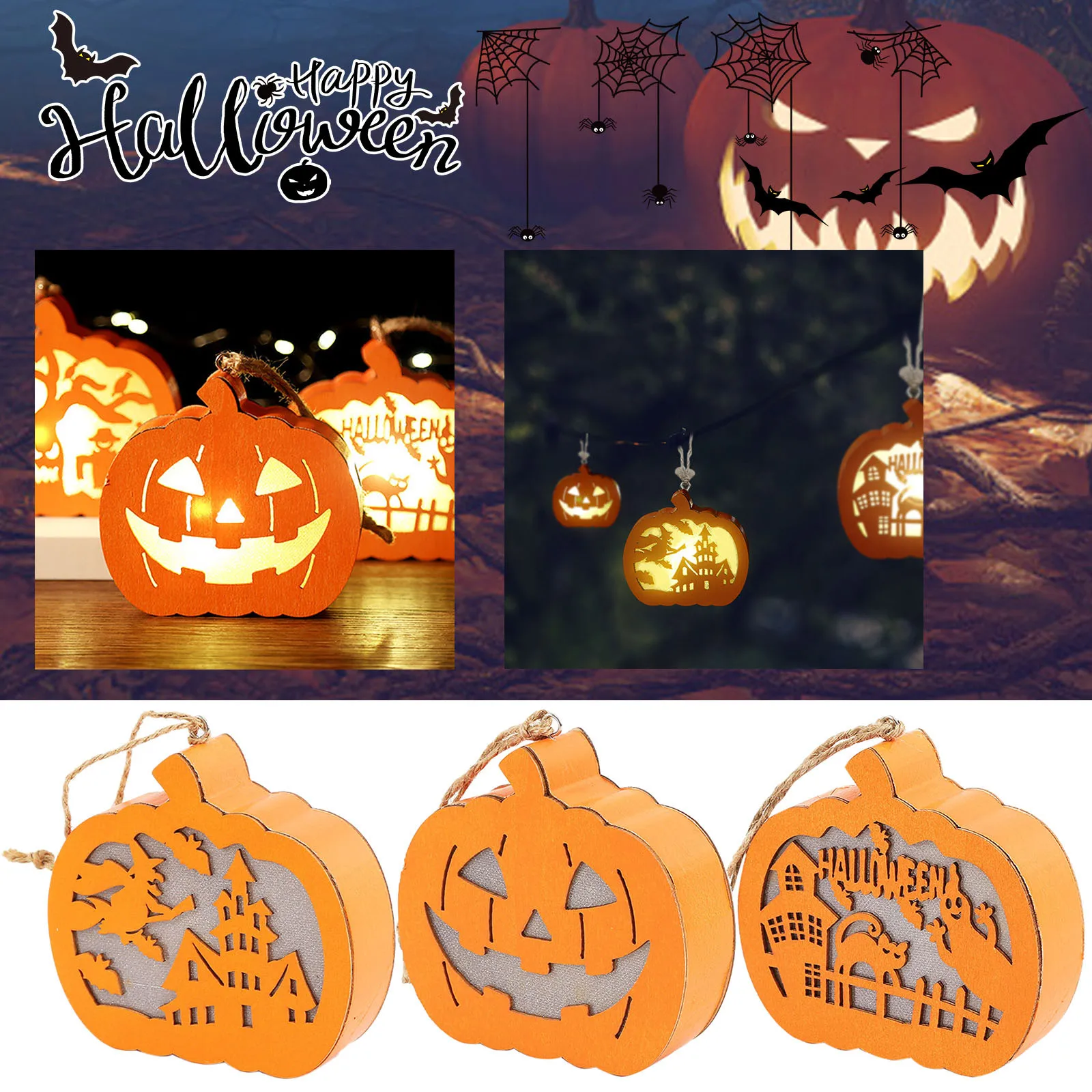 

Украшение на Хэллоуин, искусственное украшение, Висячие нитки, маленькие украшения для маленького дерева, шар, люстра, кристаллы, сменная кр...