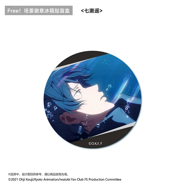 Stock Original TAPIOCA Nanase Haruka Rin Matsuoka Ikuya Kirishima Natsuya Sosuke Yamazaki Kisumi Shigino refrigerator magnet