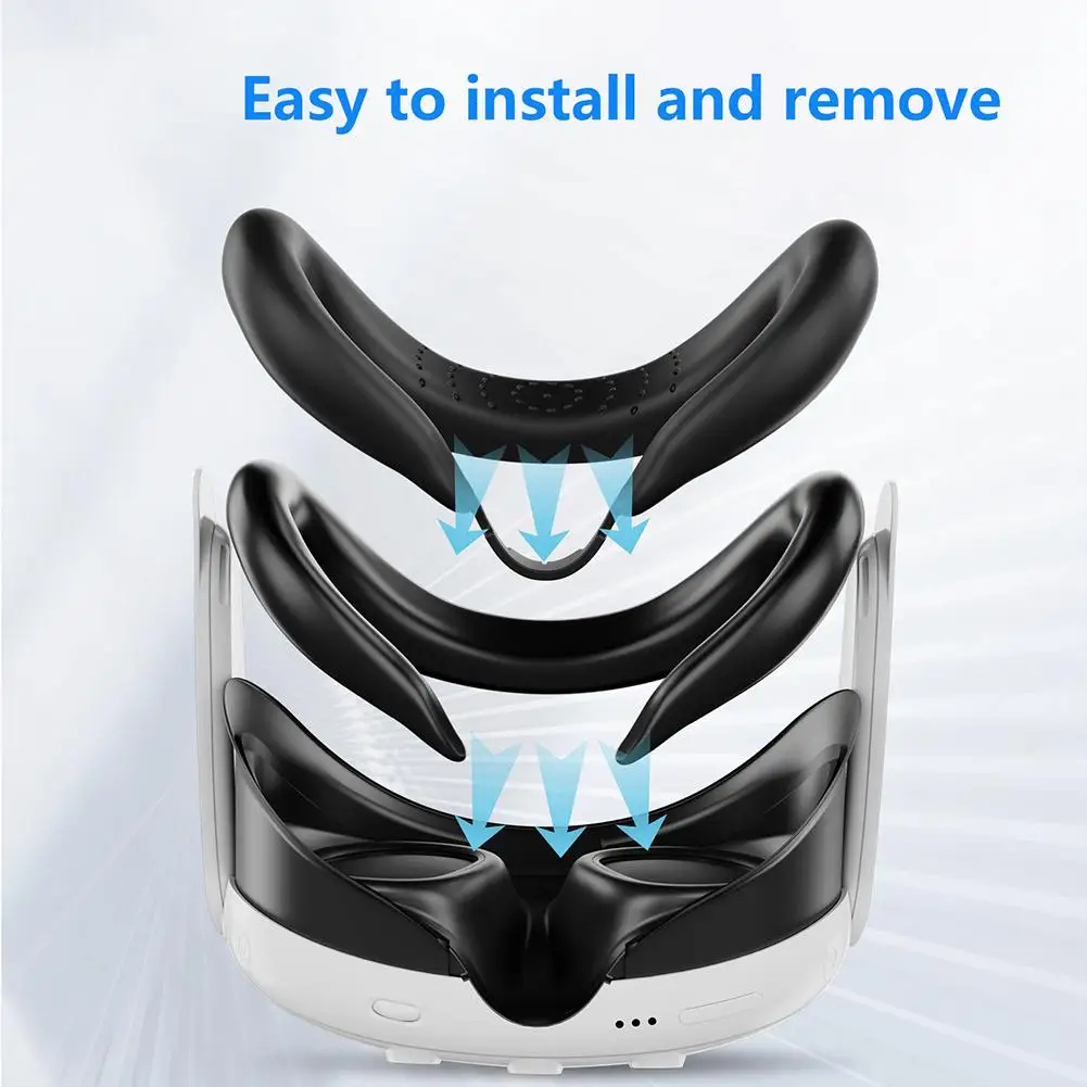 Силиконовая сменная подушка для лица с защитой от пота