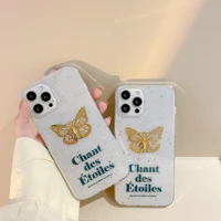 ins fashion metal butterfly lady girl phone cases for iphone 13 12 11 pro max xr xs max 8 x 7 se 2020 shockproof soft tpu shell