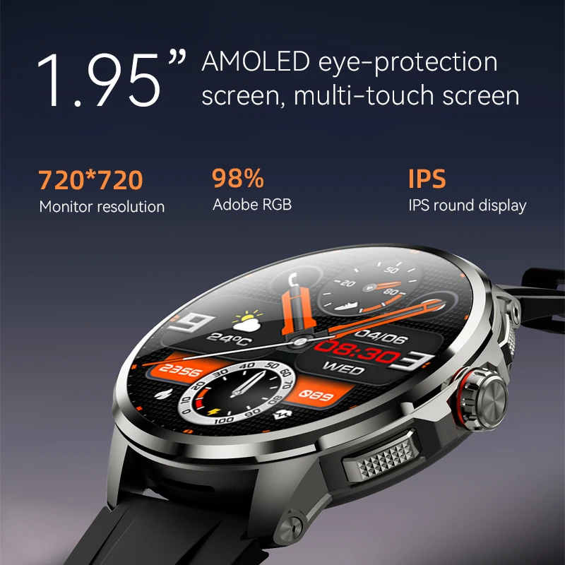 Смарт-часы H99 Smartwatch 4G Android Google Play 1,95 "Amoled GPS WIFI ...