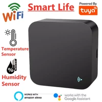 tuya smart wifi ir remote control temperature humidity sensor infrared remote controller for tv dvd aud acalexa goo