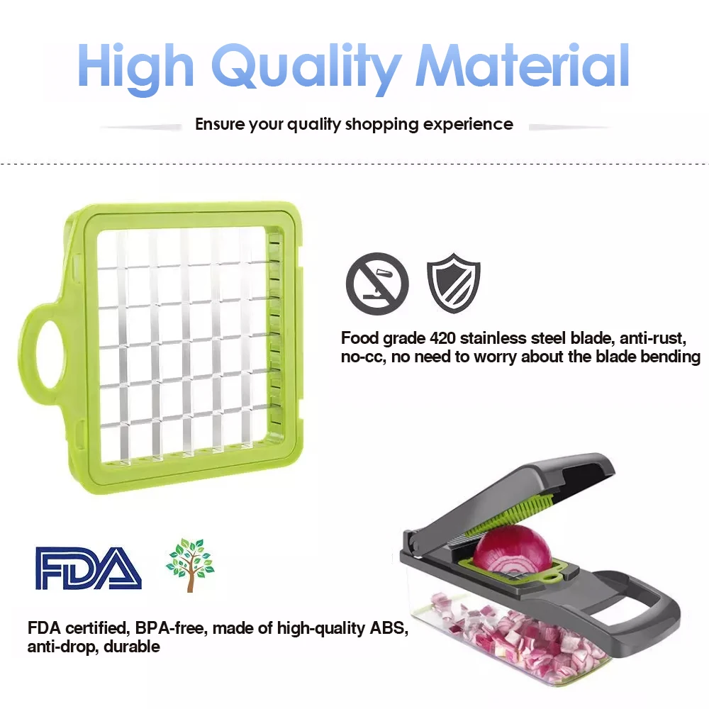 Roдэнни овощерезка режущие кубики лезвия слайсер устройство для очистки