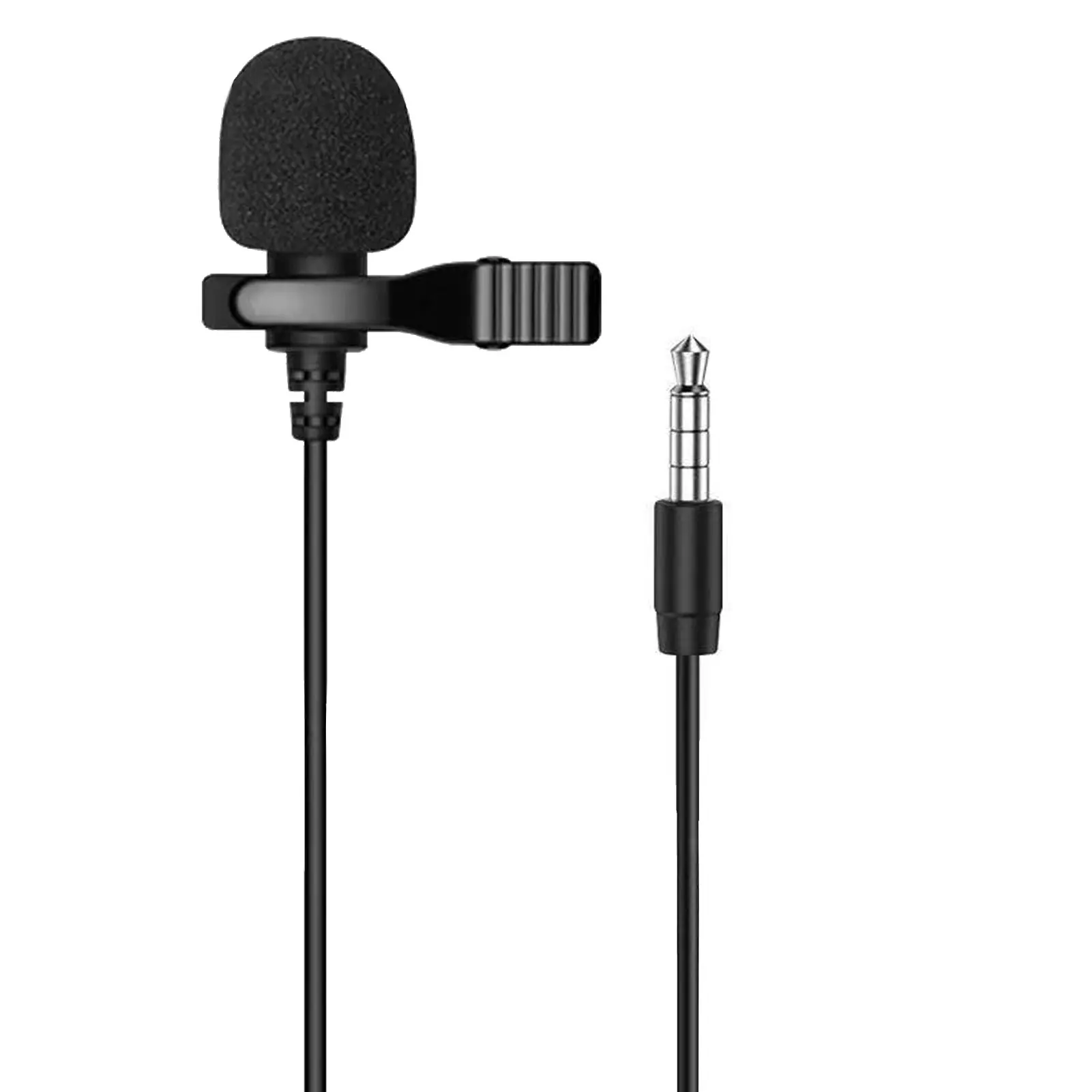 

Portable 1.5m Lavalier Mini Microphone Condenser Clip-on Lapel Mic 3.5mm USB Type C Recording Microfon For Phone ForMac Laptop