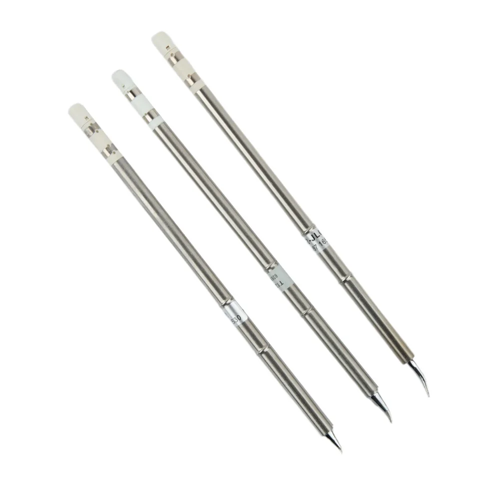 

3Pcs Set Soldering Iron Tip T12-JL02 T12-JS02 Welding Tools With High Anti-oxidation 2028 Handle FM-2027 For FX-9501