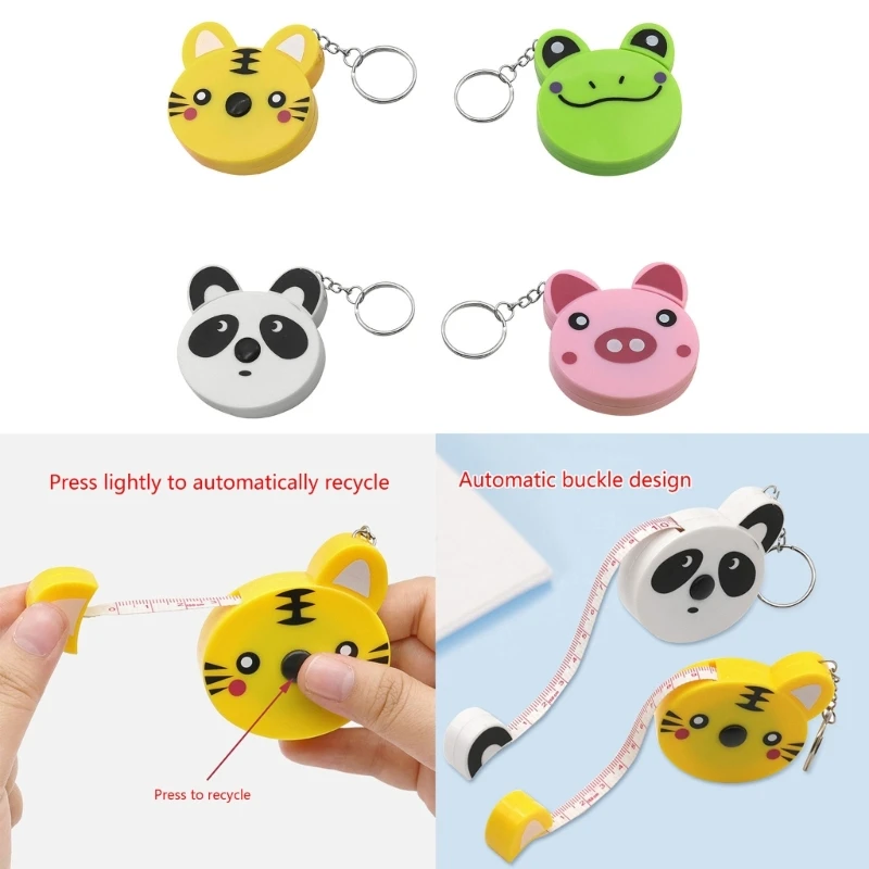 

Cartoon Animal Tape Measure for Medical Body Measuring Sewing Tailor Craft Drop Shipping