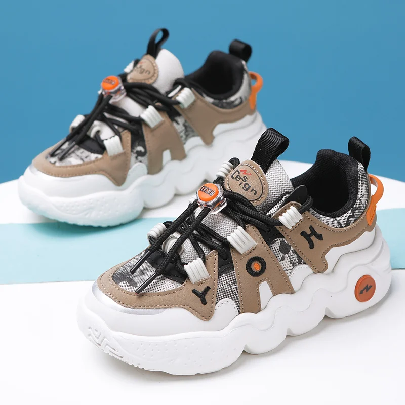 New Trend Autumn Winter Platform Children's Sneakers Kids Sports Shoes Outdoor Breathable Sneakers for Boys tenis infantil 2022