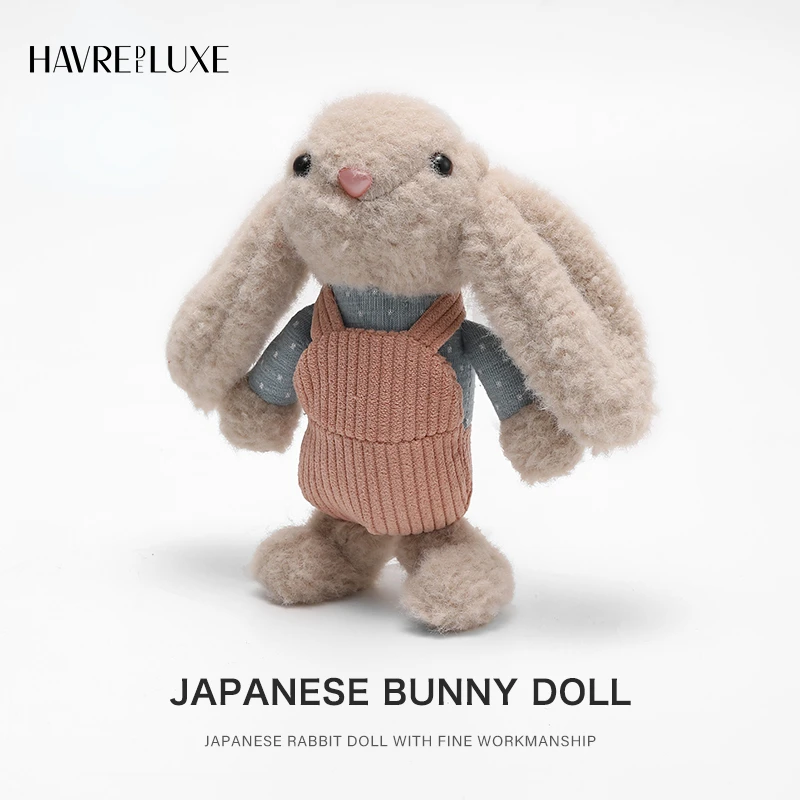 

HAVREDELUXE Cute bunny doll ugly and cute cute doll for girls decorative handbag pendant keychain ornaments