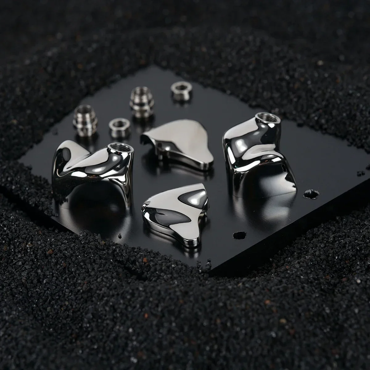 Фото Наушники DUNU GLACIER Flagship IEMs 1DD+4BA+4EST, гибридные внутриканальные наушники с 9 драйверами, со съемным кабелем, проводные, студийные мониторные, для аудиофилов №2