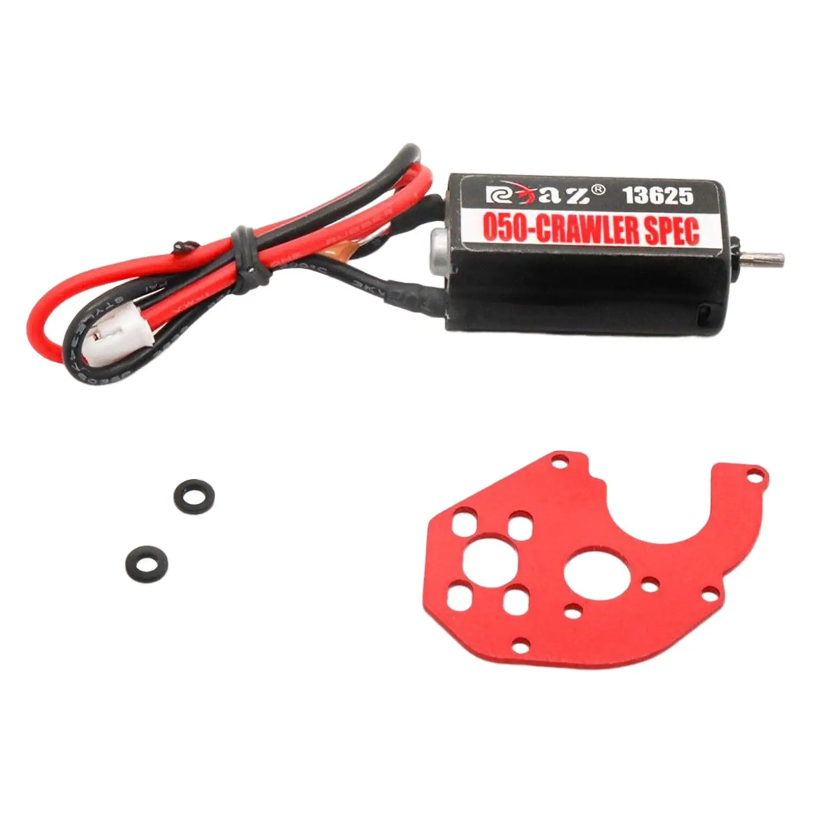 

RC Motor 050 60T Brushed Motor ESC with Red Metal Mount for 1/24 Crawler Axial SCX24 Axi00001 Axi90081 Axi00002 Spare Parts