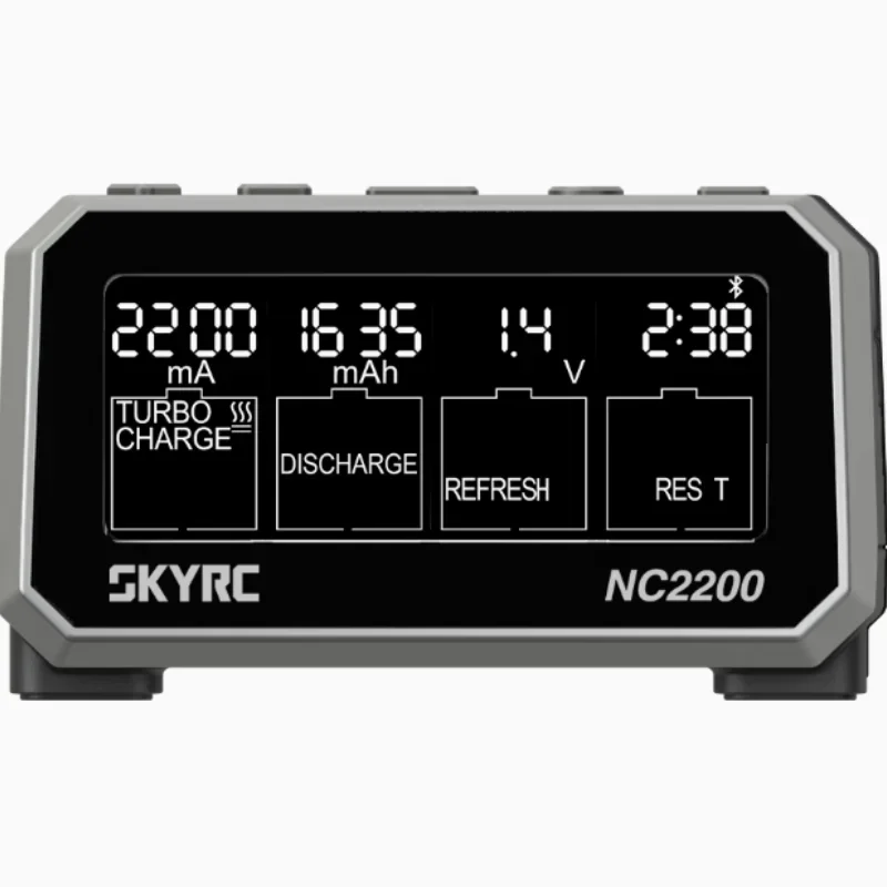 Фото Полет будущего SKYRC NC2200 Никель-MH/Никель-Хромированное зарядное устройство AA/AAA Четырехканальный Bluetooth-управление через мобильное приложение №4