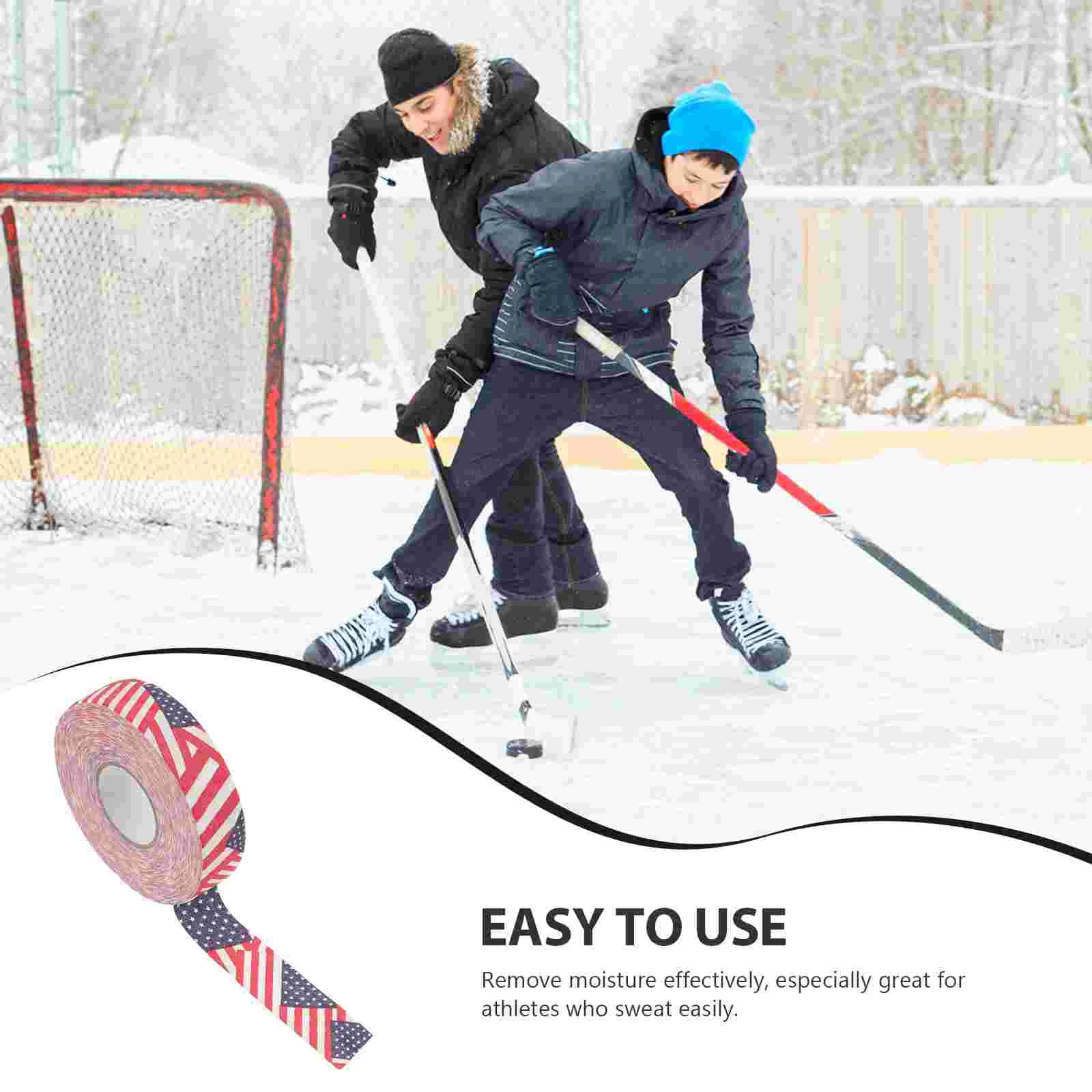 

Hockey Tape Anti-skid Stick Wrapper Indoor Non-slip Sticky Racket Protector Cold-resistant Cotton