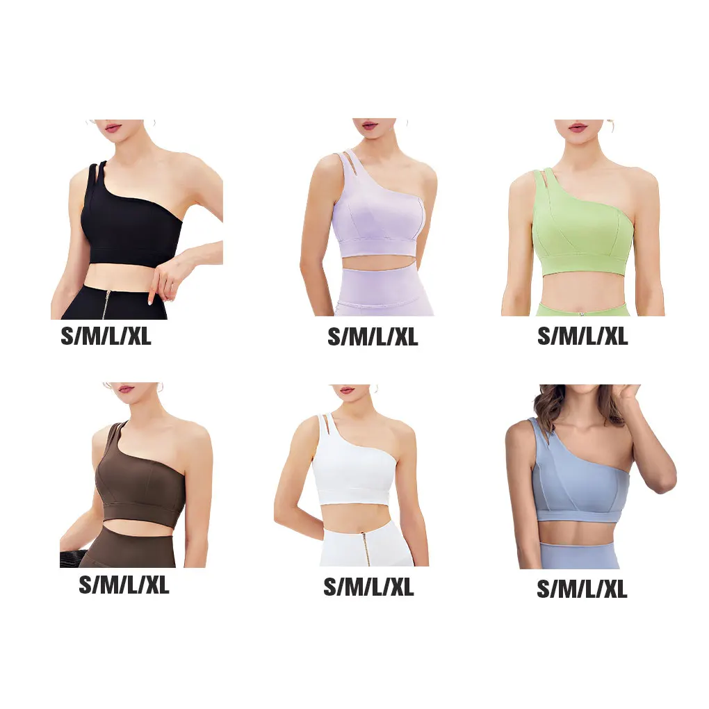 

Sports Bra Fitness Top Gym Outfit Running Jogging High Impact Blue XL
