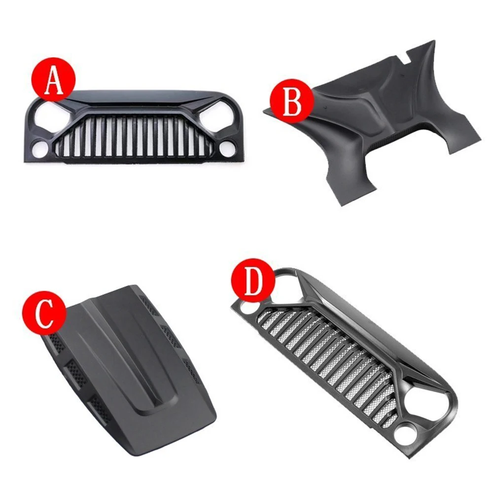 275 мм/313 мм Колесная база грязное лицо впускная решетка MS капота для 1/10 Jeep Wrangler Rubicon