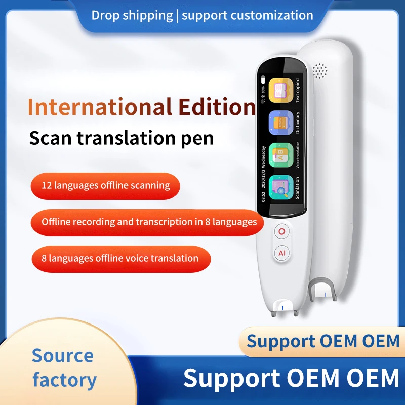 Smart Voice Scan Translator Pen 134 Languages Translation Offline Real Time Translation Pen Translator Business Travel Abroad enlarge