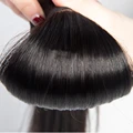 Fashow 30 32 34 36 40 inch Indian Hair Straight Hair Bundles 100% Human Hair Bundles Double Wefts Natural Thick Hair Extensions