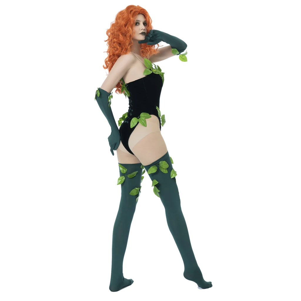 Ядовитый Косплей Плющ костюмы супергерой сексуальный комбинезон костюм Pamela Lillian