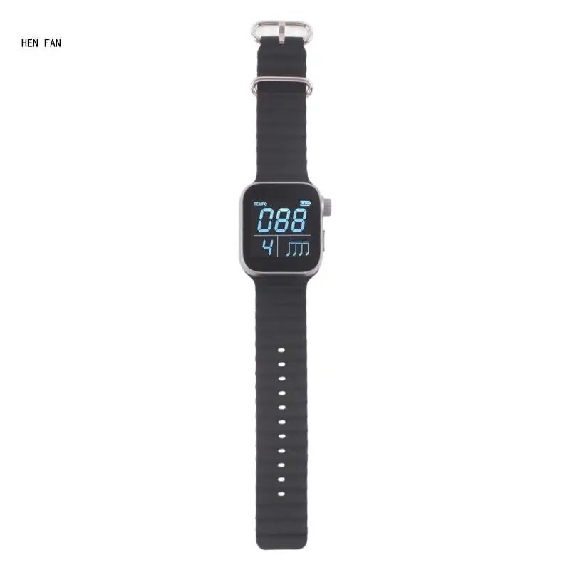 Часы с вибрирующим метрономом Портативные часы Тихий метроном вибрацией M89D