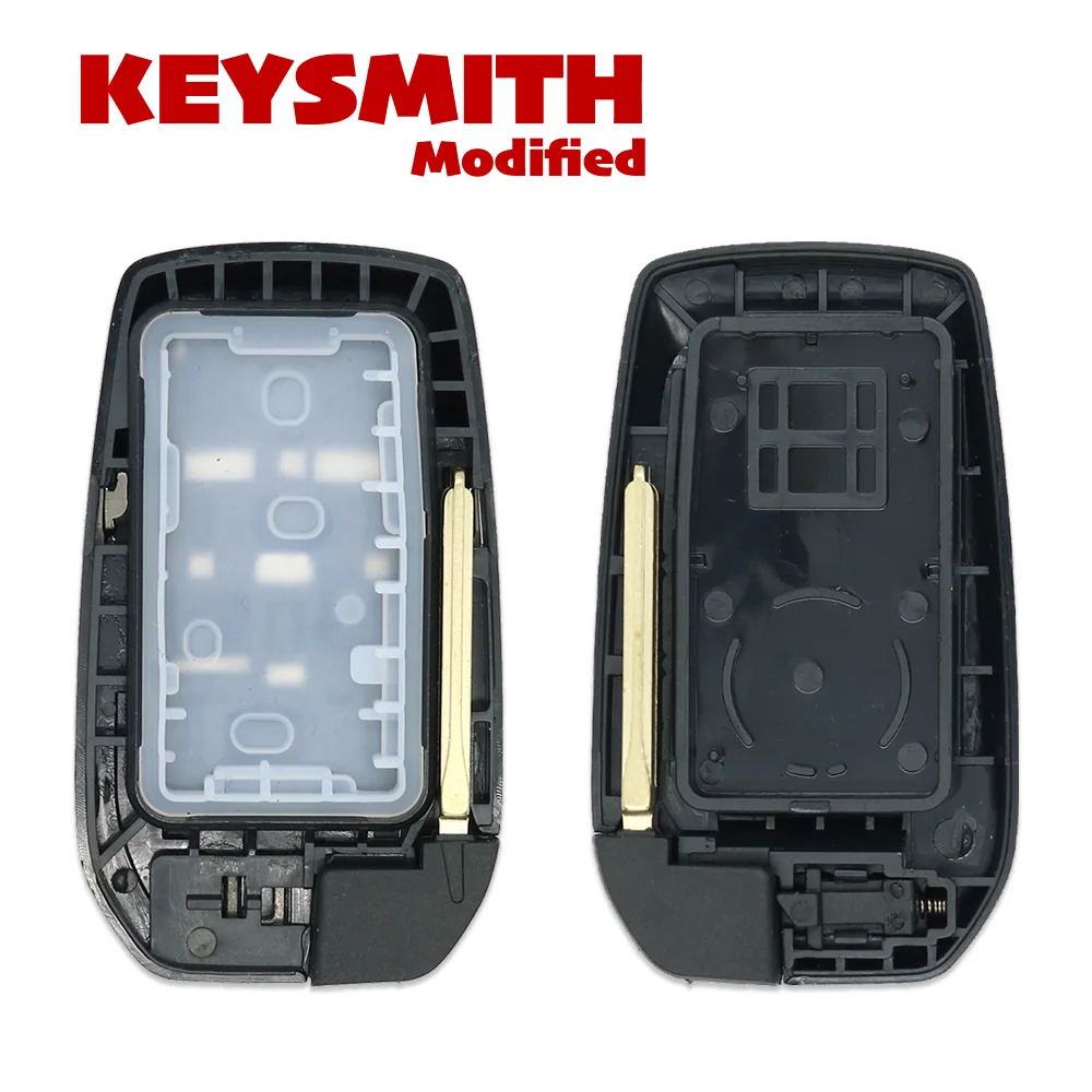 Фото Улучшенный корпус смарт-ключа KEYSMITH для Toyota Land Cruiser LC200, Prado, Prius, Camry, Crown, Aurion, Avensis (замена) №3