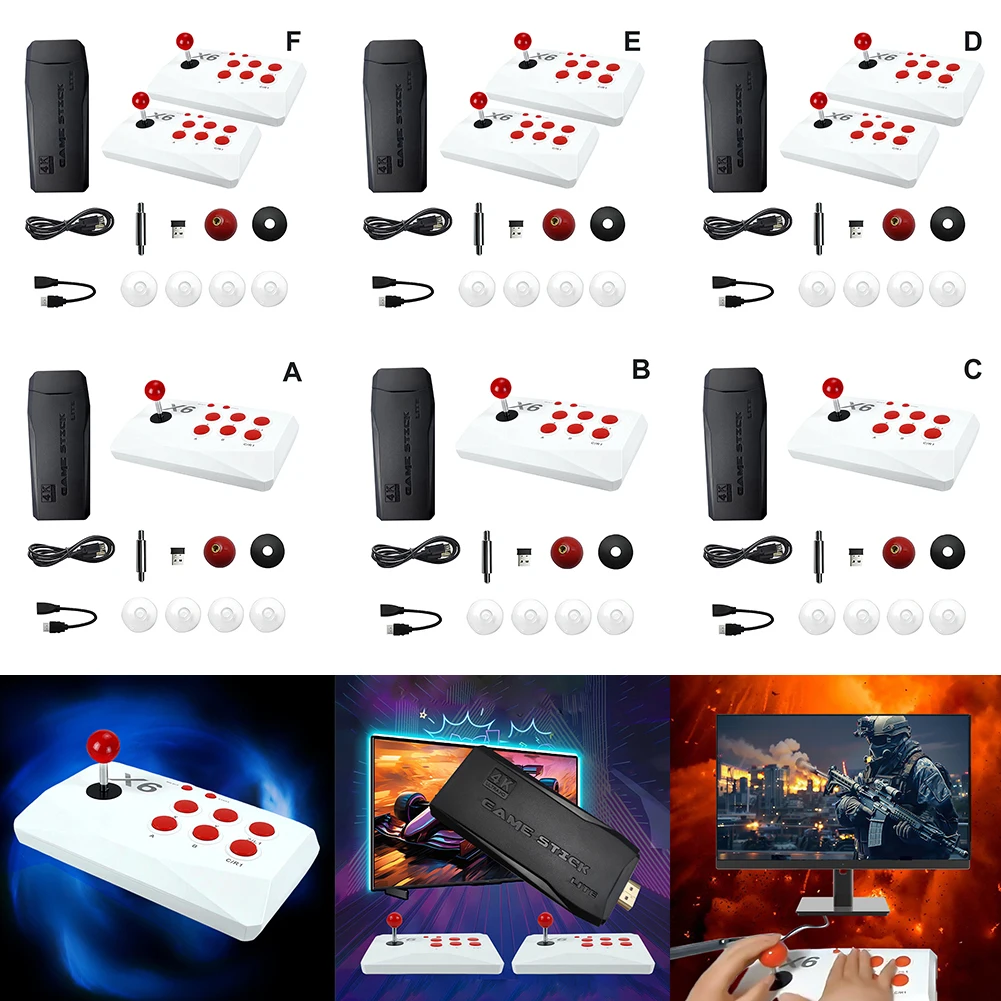 Портативная игровая консоль M8-X6 со встроенным джойстиком 20000 + игр 32/64/128 ГБ для