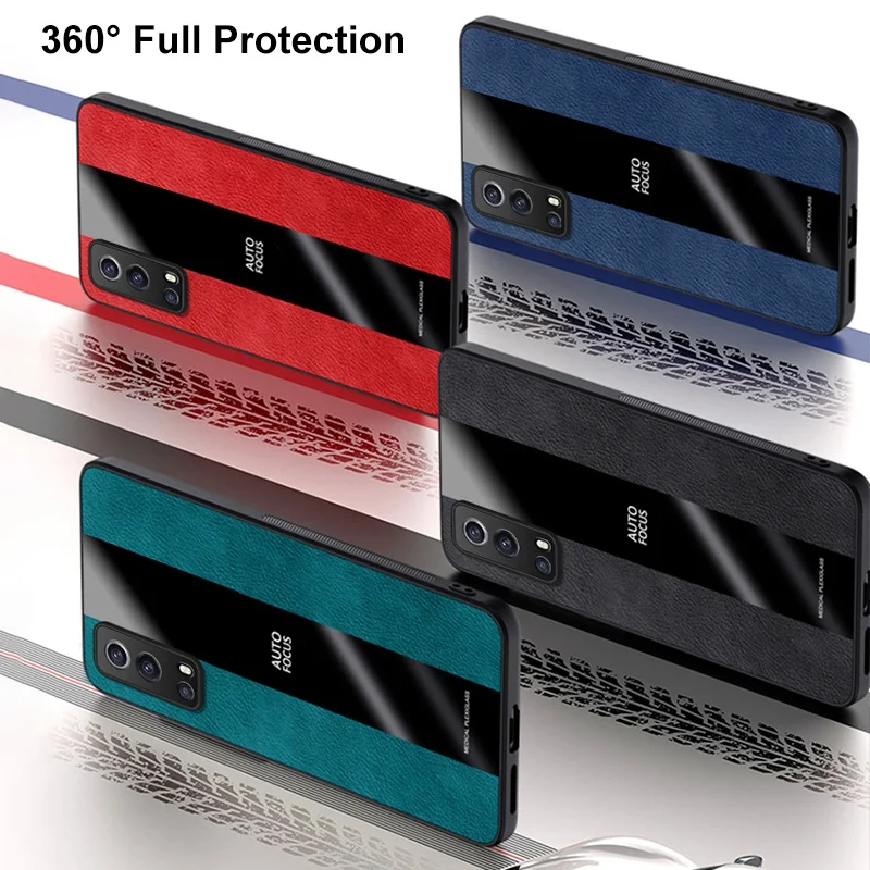 Кольцо-держатель из искусственной кожи для Vivo Y52 Y72 чехол iQOO Z3 Z5 Магнитный