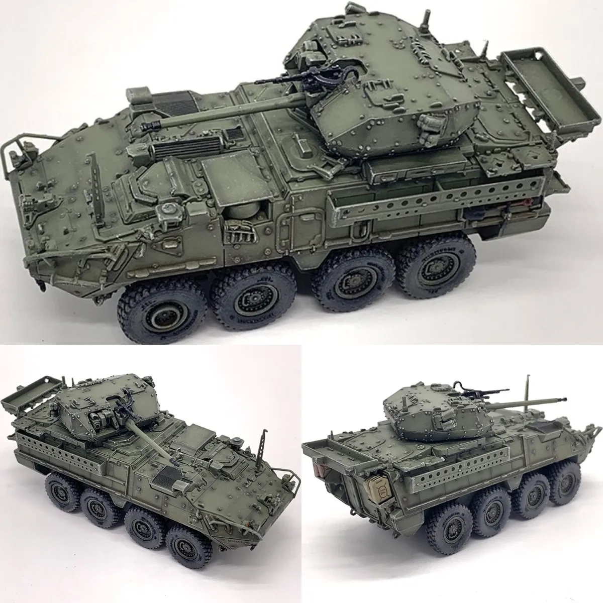 

ARTISAN 1/72 American Stryker Infantry Fighting Vehicle M1296 Dragoon Armored Vehicle Military Toy Boys' Gift Finished Model