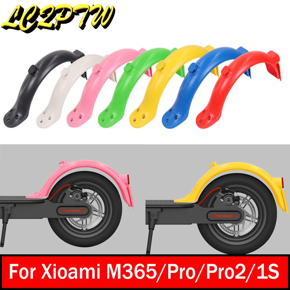 

New Upgraded Rear Mudguard fender For Xiaomi Mi3 M365 Pro Pro2 1S Electric Scooter Rear Mudguards Tire Splash Guard Parts