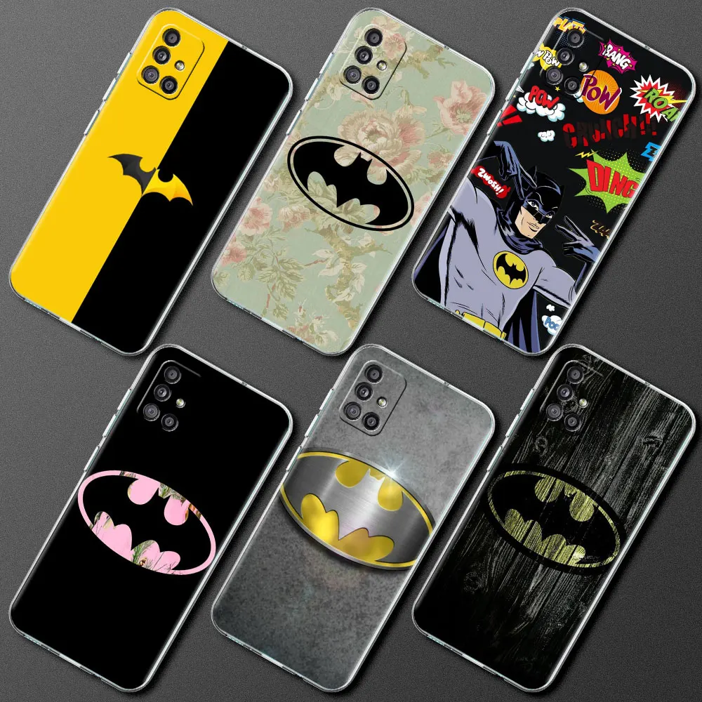 

Clear Case for Samsung Galaxy A52 A12 A51 A71 A32 A73 A21s A31 SmartPhone Coque A72 A53 A22 M31 TPU Cover Bruce Wayne Batmans