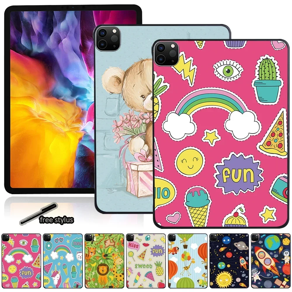 Для Apple iPad Air 1 2 3 4 5/IPad 4/iPad 5/6/7/8/9/Mini 5/Pro 11 дюймов чехол для планшета с задней крышкой