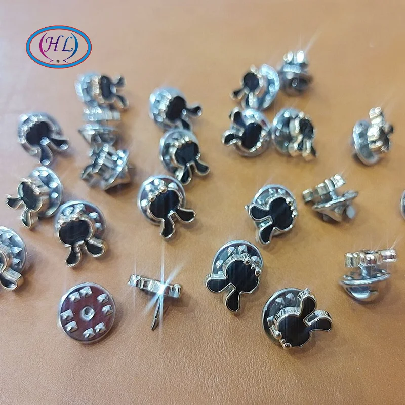 

30PCS Women Shirt Rabbit Brooch Buttons No Sew Safety For Clothing Dress Shoes Hats Decorative Supplies