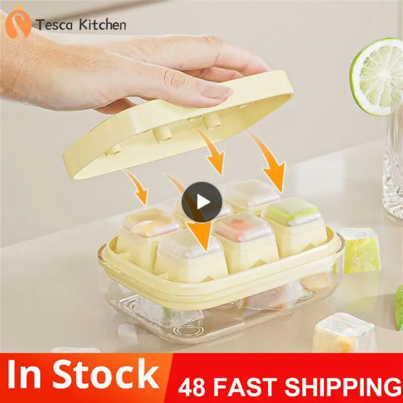 

Breaking Traditional Molds Requires Concern Silicone Ice Tray With Lid Stackable To Save Space No Need To Wait Mold