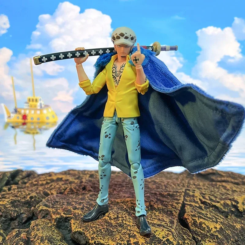 В наличии SHF Death хирург Trafalgar D. Синий плащ водяного права для экшн-фигурки модели
