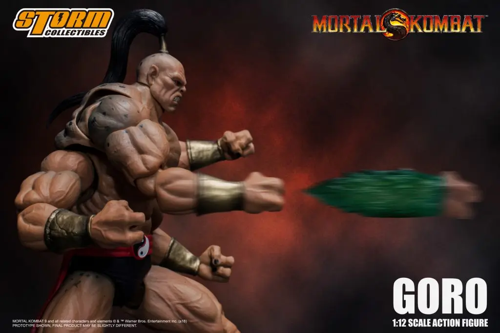 Фото 100% оригинальная коллекционная фигурка Storm Collectibles 1/12 Mortal Kombat VS Series Klassic Goro в наличии, аниме-фигурки, модели игрушек, подарки №3