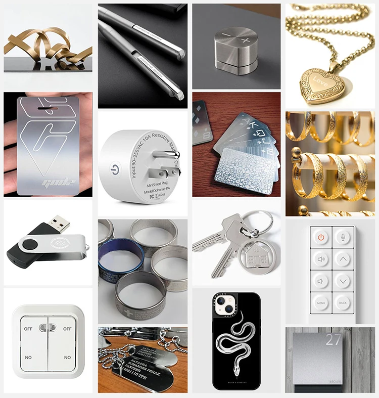 ATOMSTACK M4 20 Вт ювелирные изделия золото серебро нержавеющая сталь алюминий металл