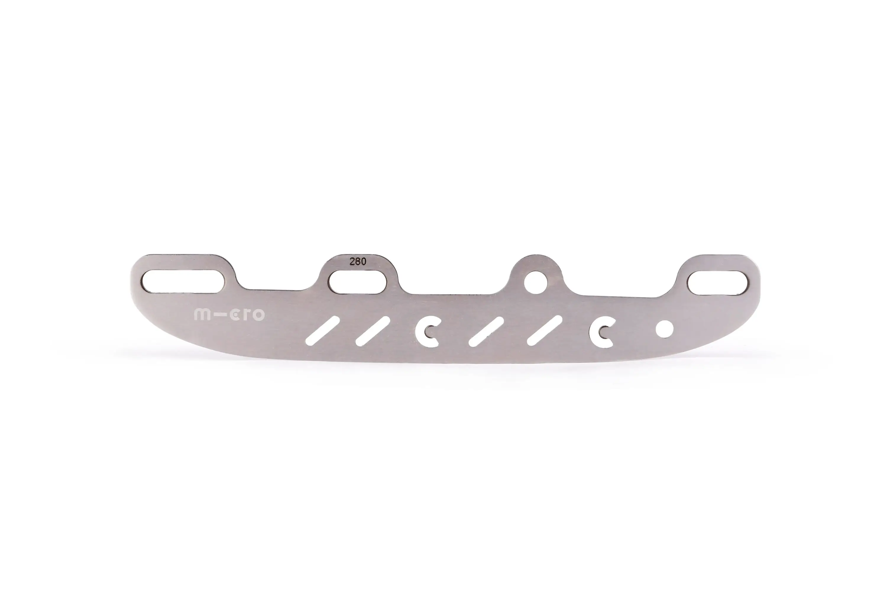 Micro COLD BLADE,252/280MM Rounded Rocker Ice Hockey Skating,9.9/11 Inch,Sliver,Fit Axles Distance 227-268mm Frame,