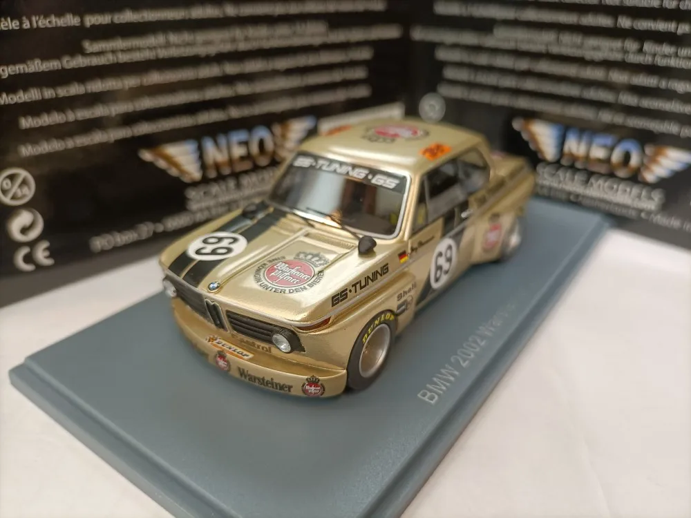

Neo 1 43 3 серии BMWW 2002 Turbo DRM 1975 Модель Европейского гоночного автомобиля