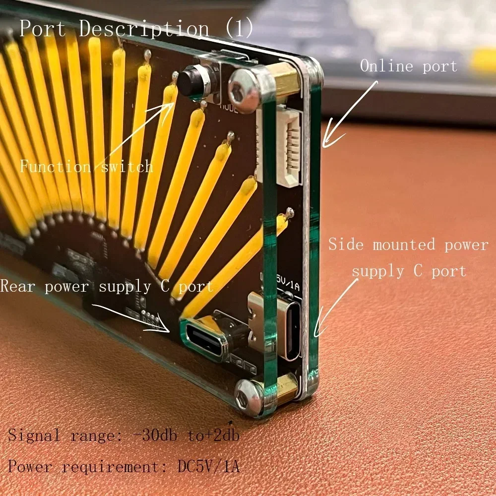 DIY голосовое управление 16-битный индикатор уровня музыки VU Ретро адаптивный AGC