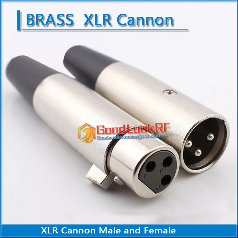 

XLR Cannon Male and Female DIY Audio Cord Plug Circle purple Big three-pin 3-pin three-core 3-core Balanced Mixer Microphone