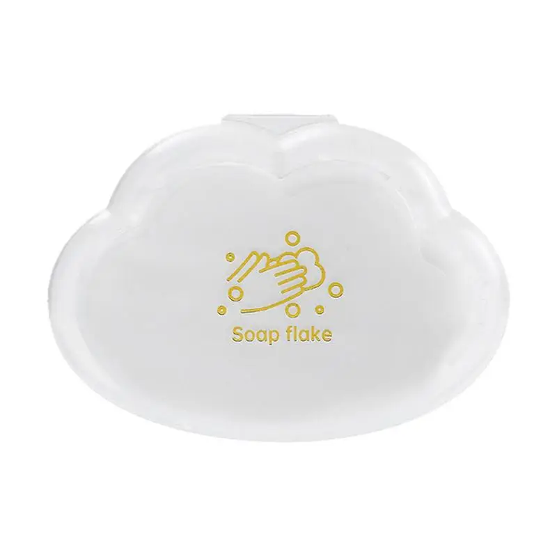 

Portable Soap Sheets 50 Pieces Cloud Travel Paper Soap Sheets Mini Skin Friendly Cloud Scented Soap Flakes Hand Soap For Camping