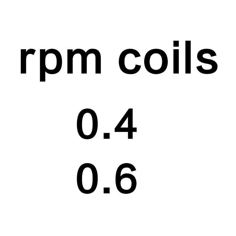 

5 катушек RPM mesh 0,4 0,6
