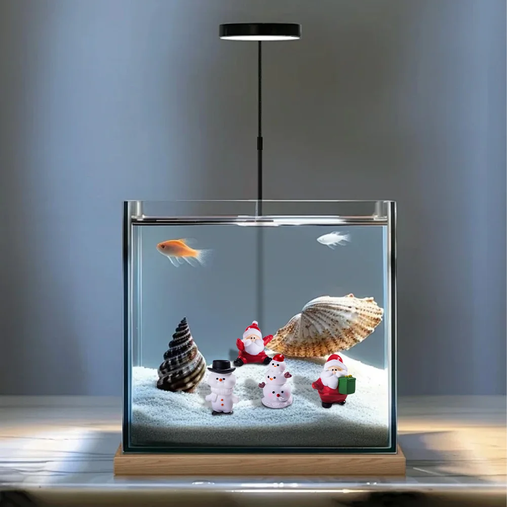 Рождественские миниатюрные украшения рождественские елки сани-снеговики