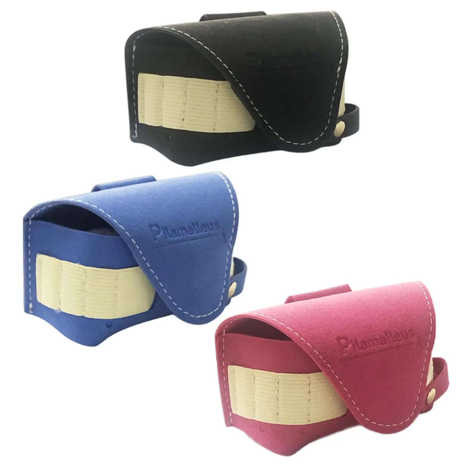 

Golf Ball Storage Bag Tee Holder Case Carrier Pouch PU Carrying Container Dust Proof for Sporting Goods and Accessory
