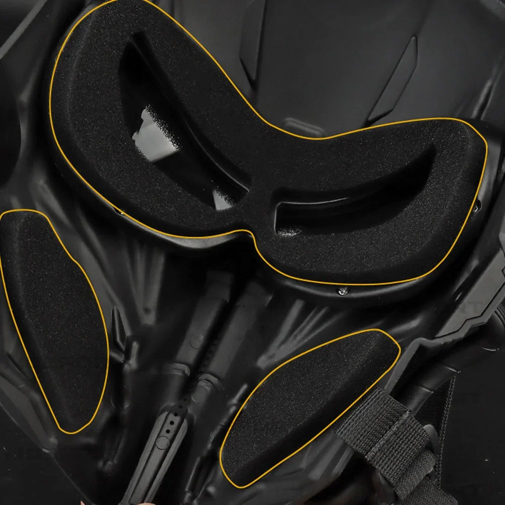 Маска светодиодные готические маски анфас кибер-маски робот панк косплей Fi