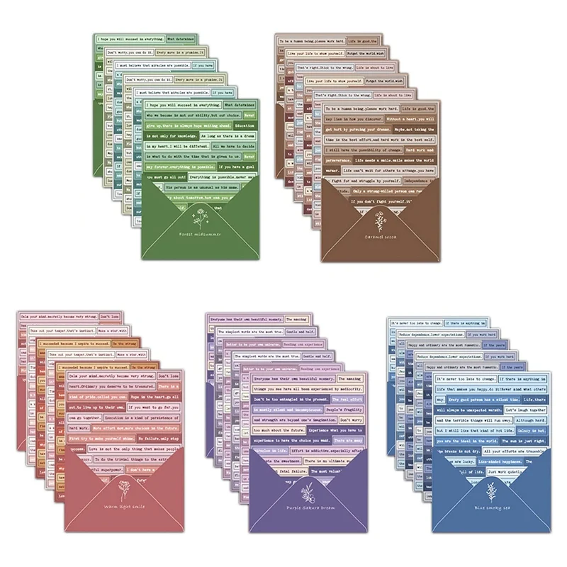 

30 Sheets Retro Phrase Stickers Vintage Junk Journal Stickers Decorative DIY Diary Album Scrapbooking Material Supplies
