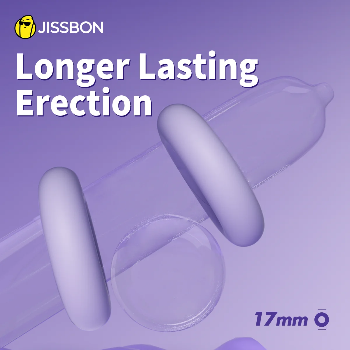 Силиконовое кольцо для пениса Jissbon