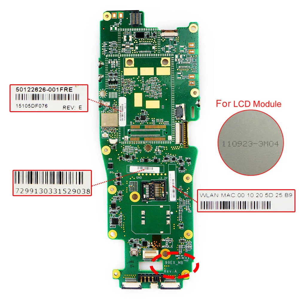 

Motherboard (99EX_MB version) for Honeywell Dolphin 99EX(for LCD P/N:3M04)