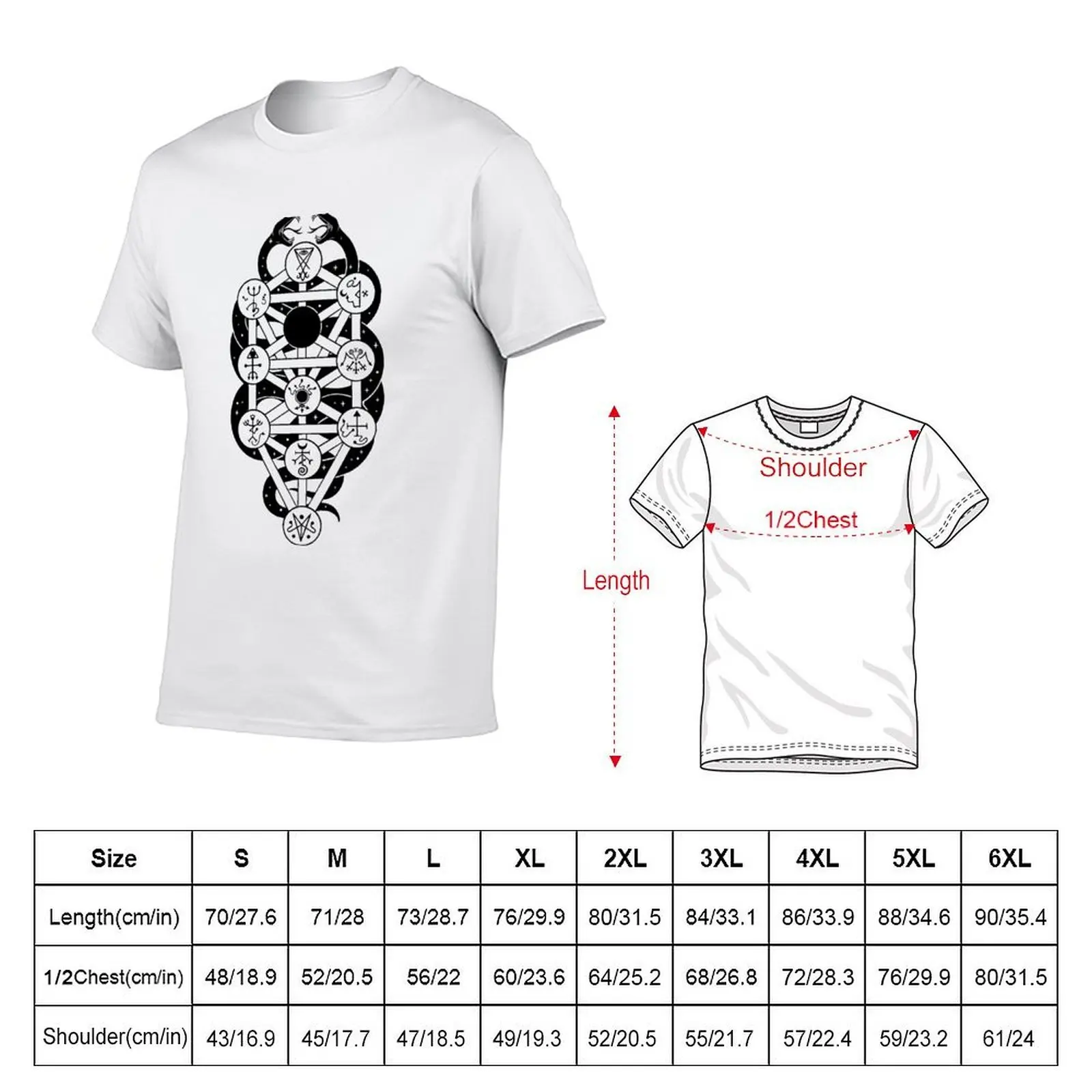 Фото Футболка qliphoth Basic Plain Tee для весны и лета №2