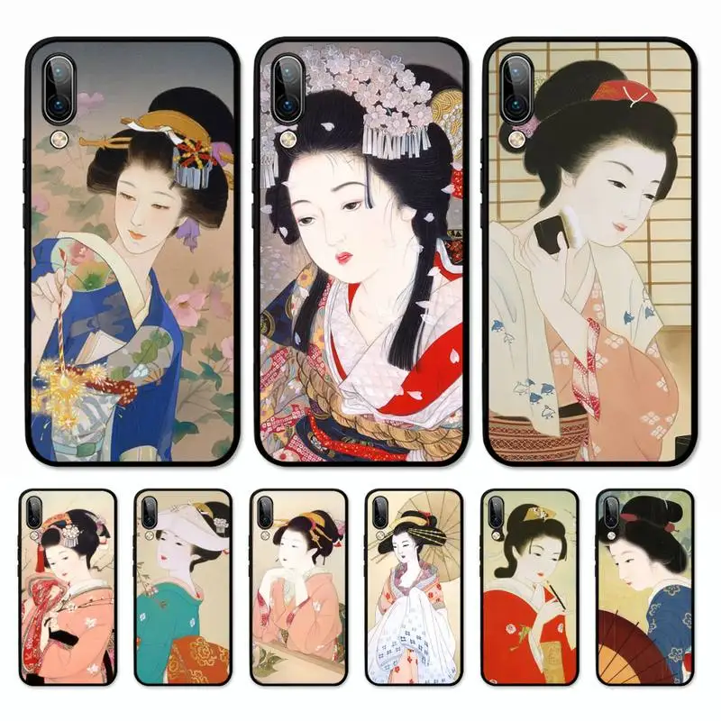 

Ukiyo-e Japanese style Art Phone Case For OPPO A9 A7 A3S A1K F5 Reno 2 Z Realme 6 5 Pro C3 Vivo Y91C Y51 Y31 Y19 Y17 Y11 V17