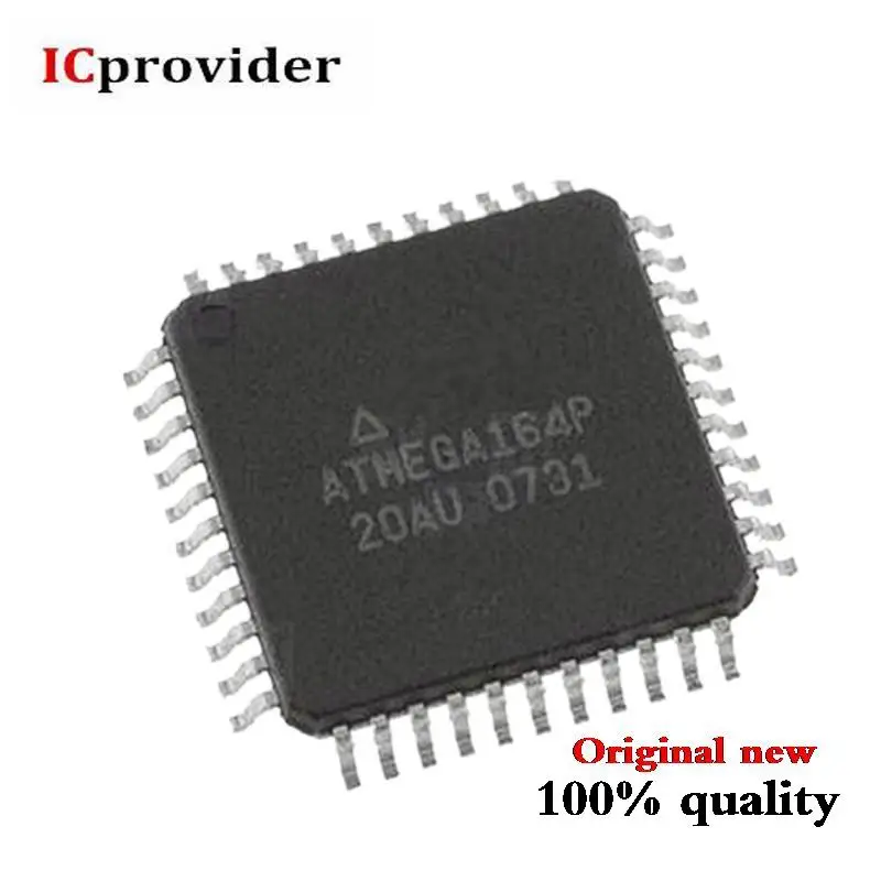 10 шт./лот ATMEGA164P-20AU ATMEGA164 MCU 8BIT 16KB FLASH TQFP-44 IC | Электронные компоненты и